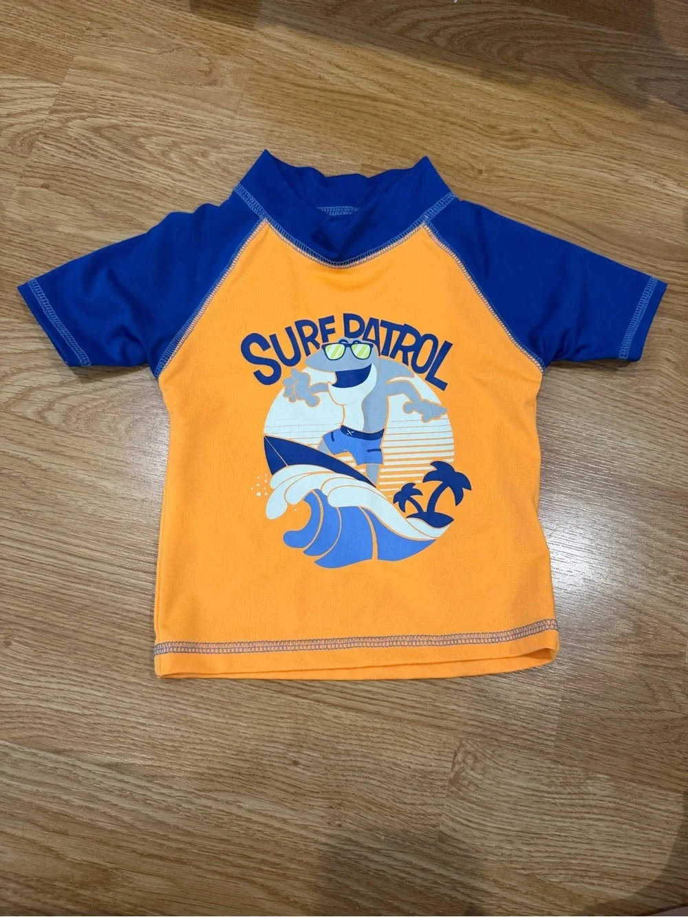 Mick Mack Toddler Boy Surf Patrol Swimsuit set (Size 3T)